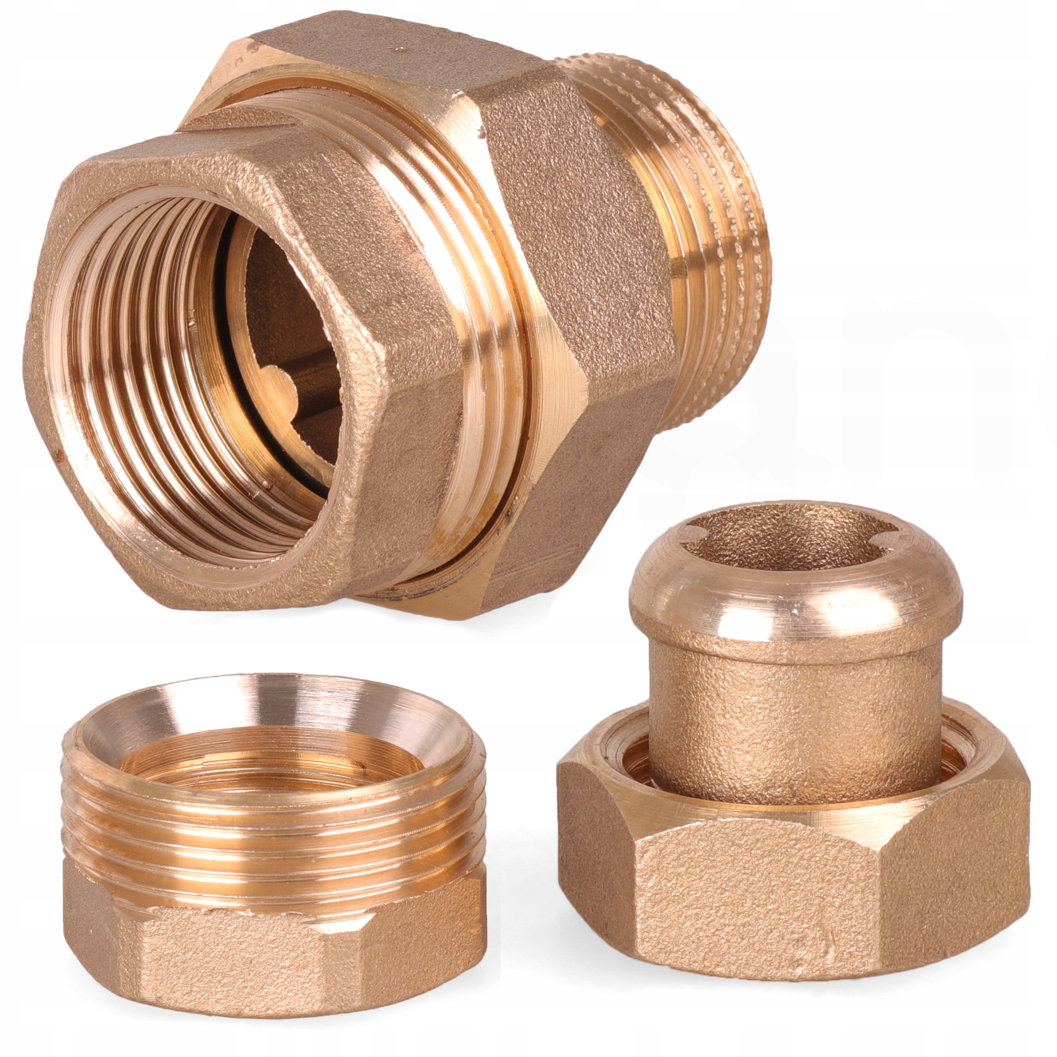 ŚRUBUNEK MOSIĘŻNY 1'' PROSTY SKRĘTKA MOSIĄDZ