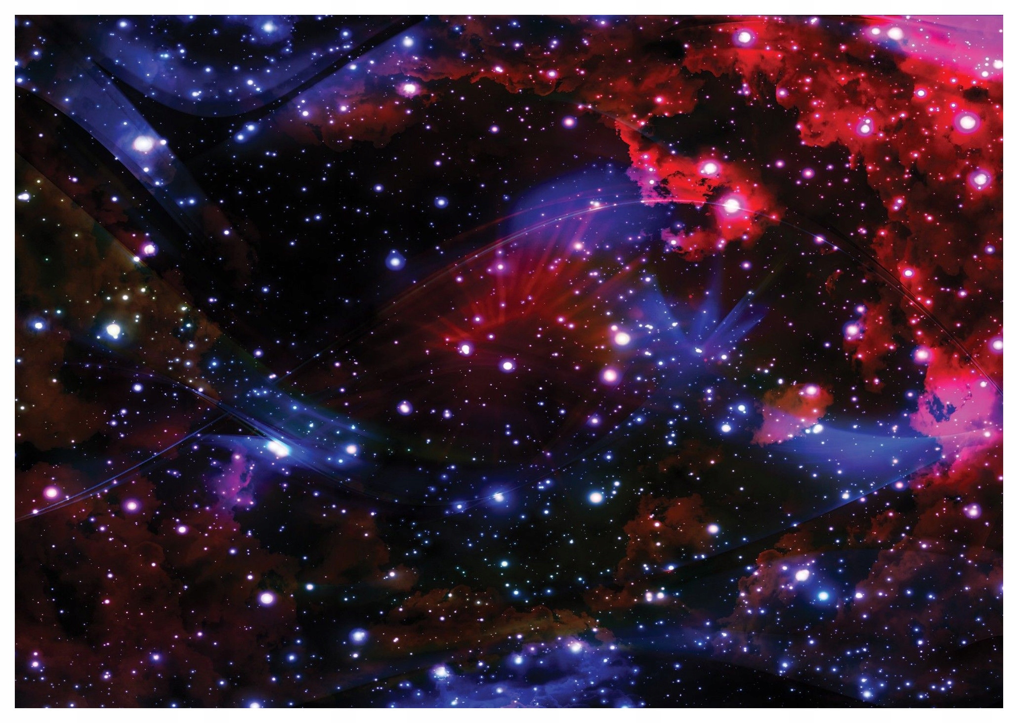Fototapeta Vesmírná flizelina symfonie hvězdy na pozadí galaxie 254x184 lepidlo