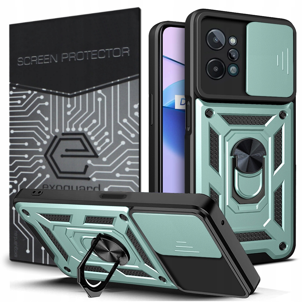 

Case Etui Pancerne Obudowa+szkło do Realme C31