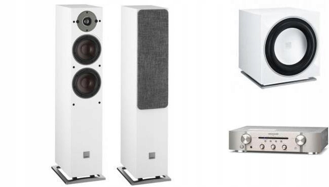 MARANTZ PM6007 S + DALI OBERON 5 białe + E-12F