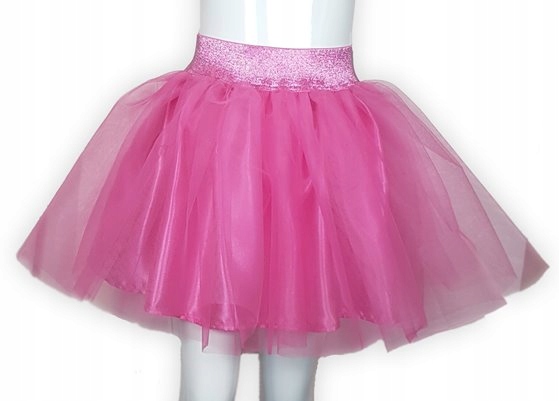 

spódnica tiulowa tutu na gumce R.104-146 dł.36cm