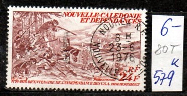 Nowa Kaledonia 80 T , nr 579 , komplet
