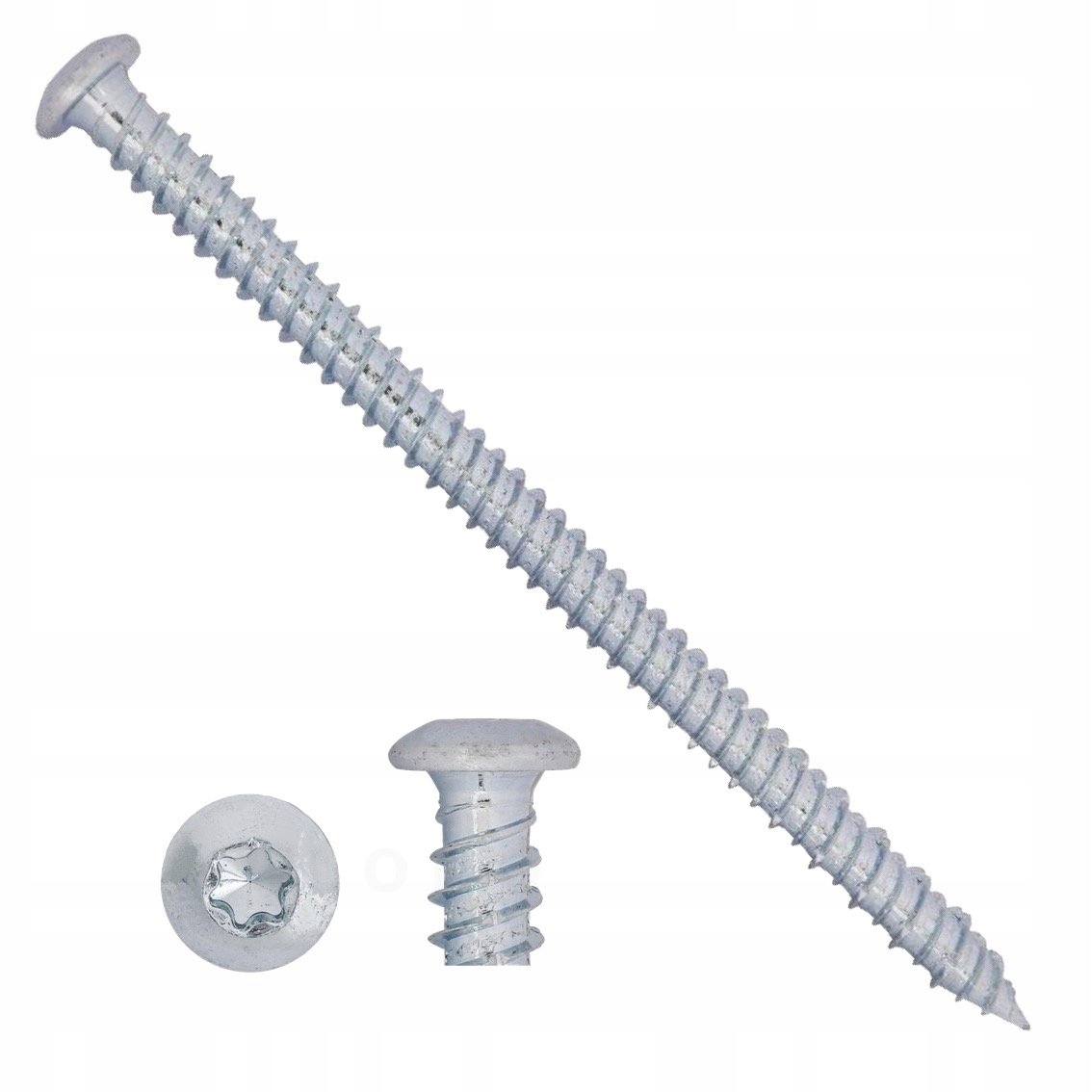 Čočkový šroub 7,5x152 TX30 oken dveří 100 Ks