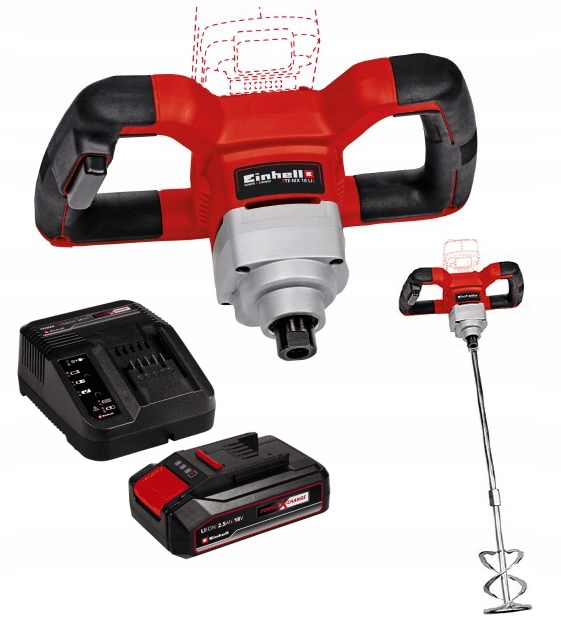 Einhell Akumulátorové Míchadlo Te-mx 18 Li 4258760 Set Akumulátor 2,5AH