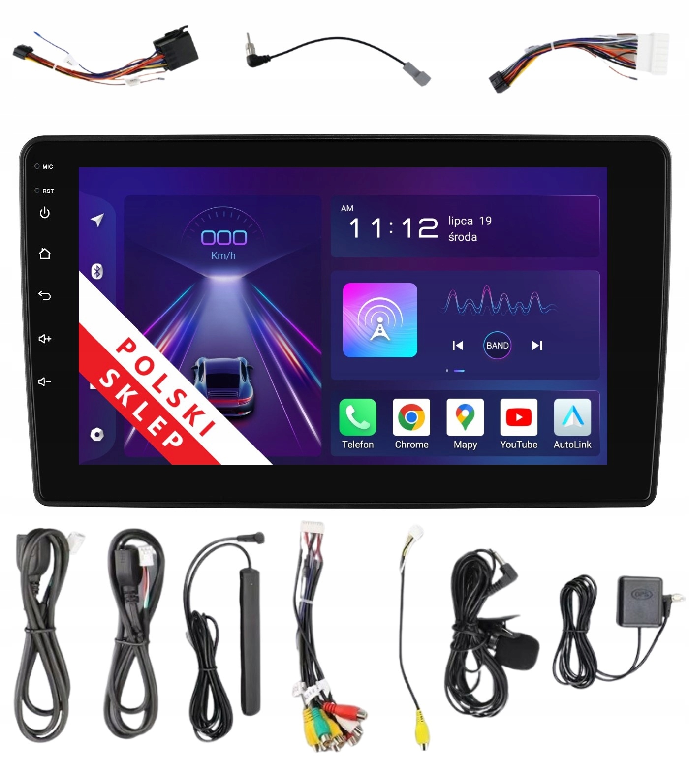 Rádio 2DIN Navigace Android Kia Ceed I 1 8/256 Gb Lte Dsp Carplay