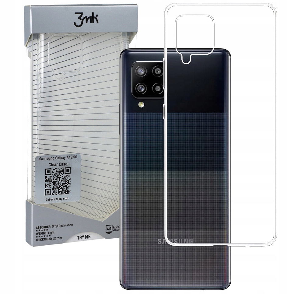 

Etui do Galaxy A42 5G, 3MK Clear Case, pokrowiec