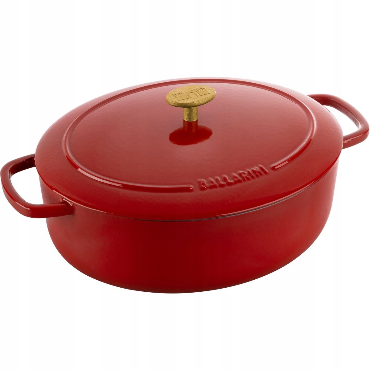 Hrniec Oválny 4.5 l Červený Bellamonte Ballarini