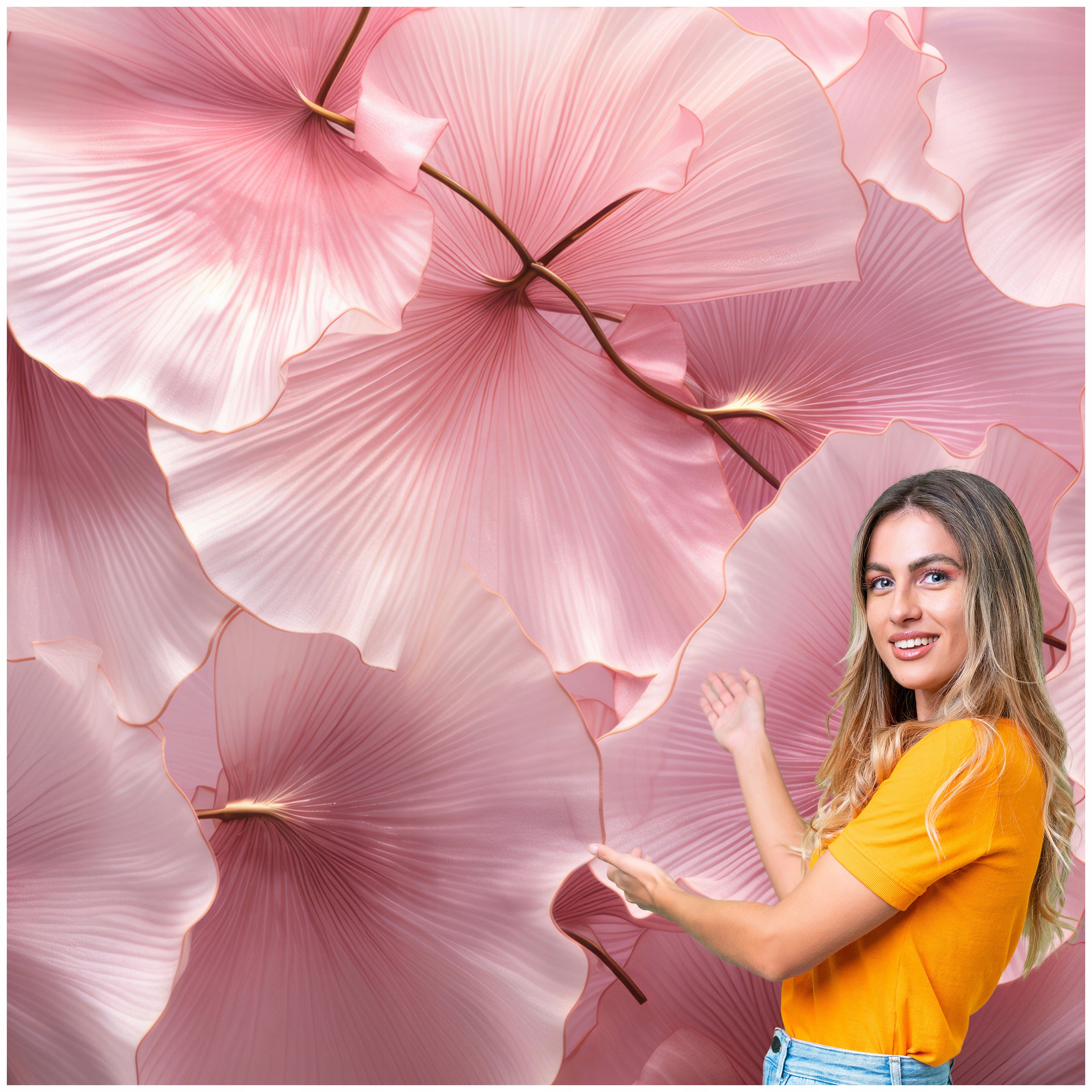 Fototapeta Salón Spálňa Ginkgo biloba Listy Príroda Boho 392x260 MLN04F