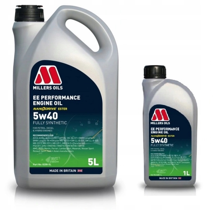 

Millers Oils Ee Performance 5w40 6L