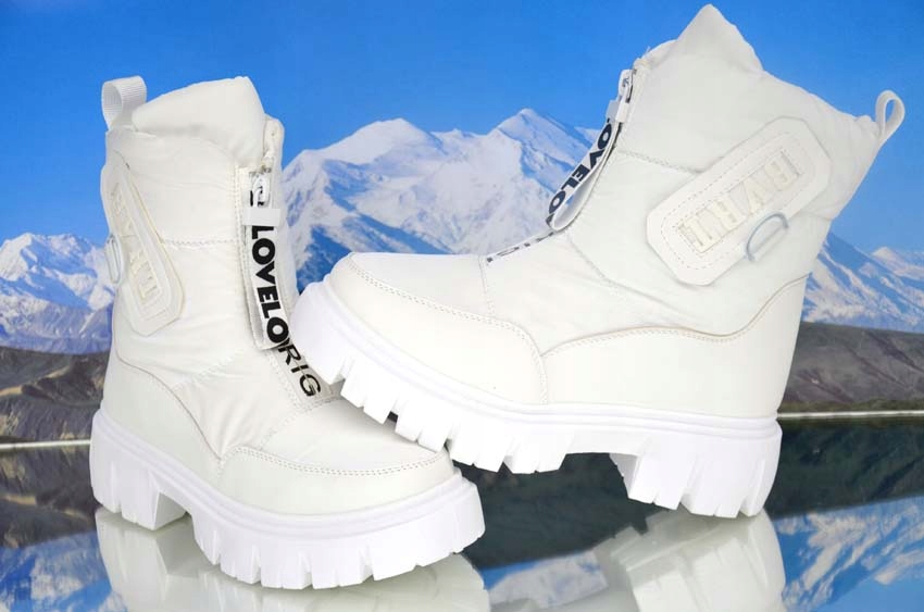 BUTY ZIMOWE SPORTOWE ŚNIEGOWCE CIEPŁE W GÓRY TURYSTYCZNE ORGINAL NA SPACER Model ŚNIEGOWCE OCIEPLANE ZIMOWE 12