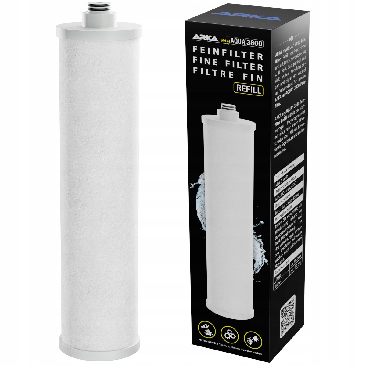 Levně Arka Fine Filter Refill – vložka do filtru Ro myAqua 3800, doplněk
