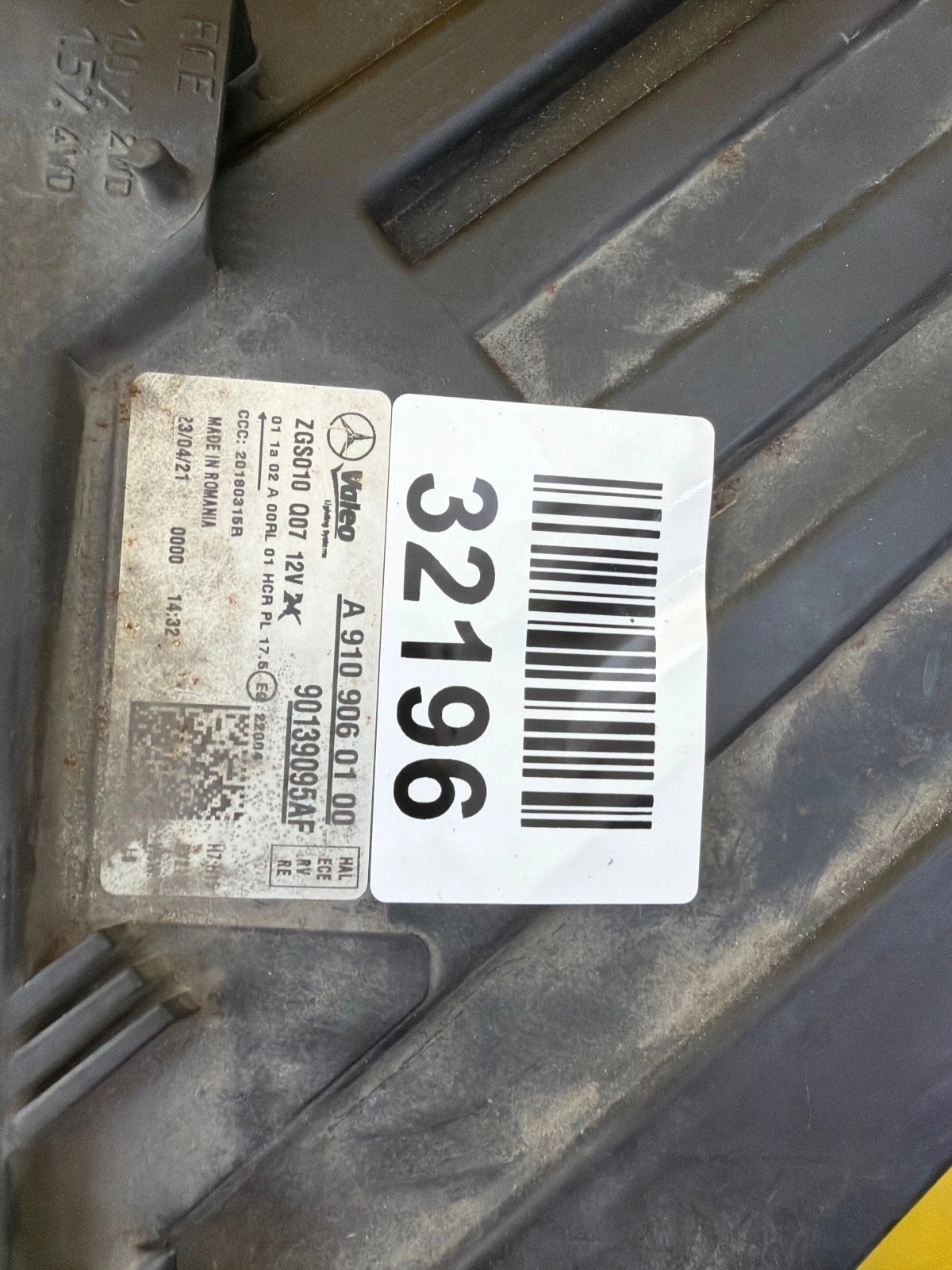 light right Mercedes Sprinter W910 Zwykla A9109060100