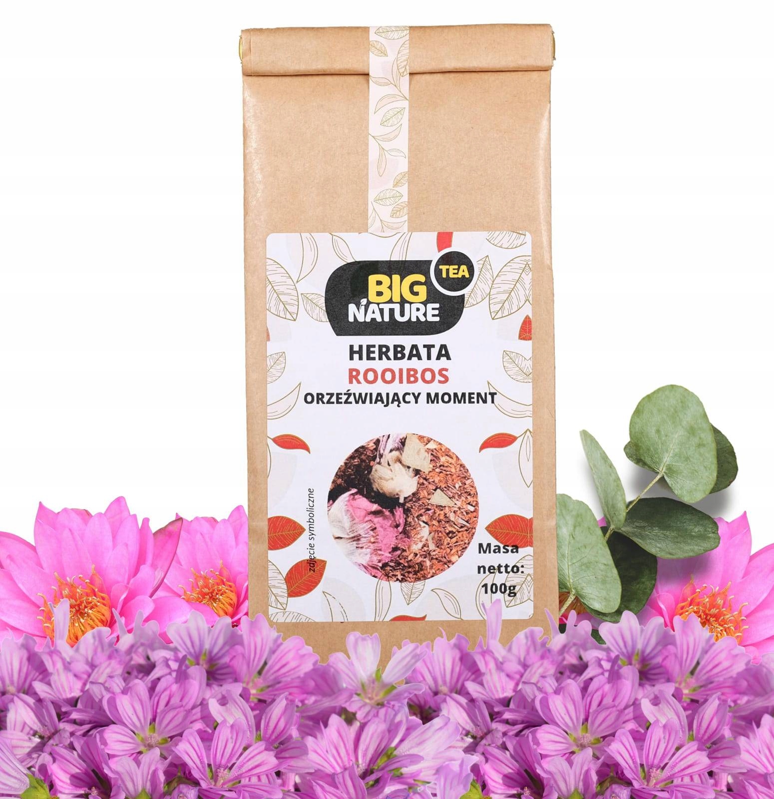 Herbata ROOIBOS ORZEŹWIAJĄCY MOMENT 100g - BIG NATURE — 3