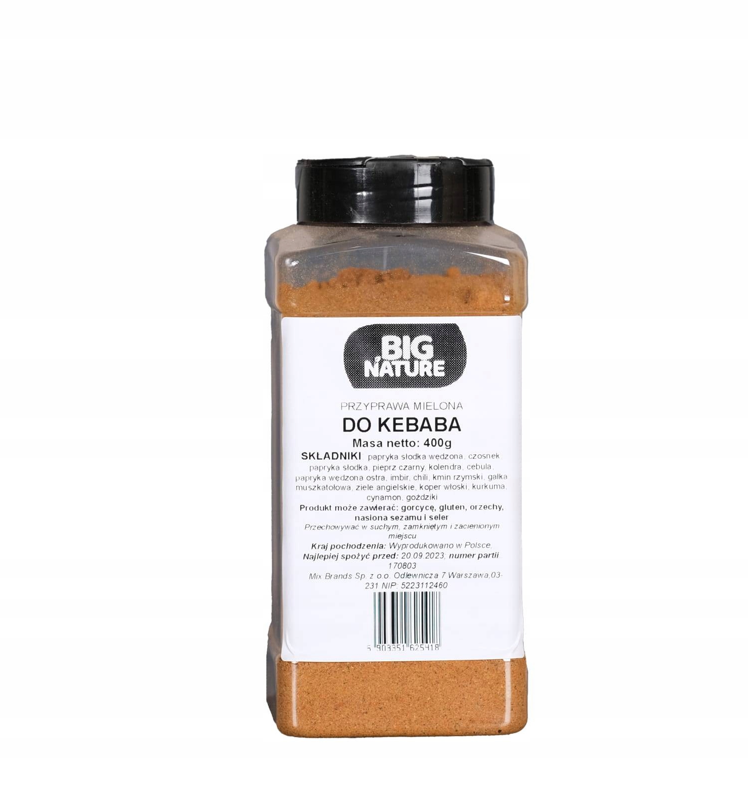 PRZYP. DO KEBABA MIELONA  bez soli i chem 400G — 2