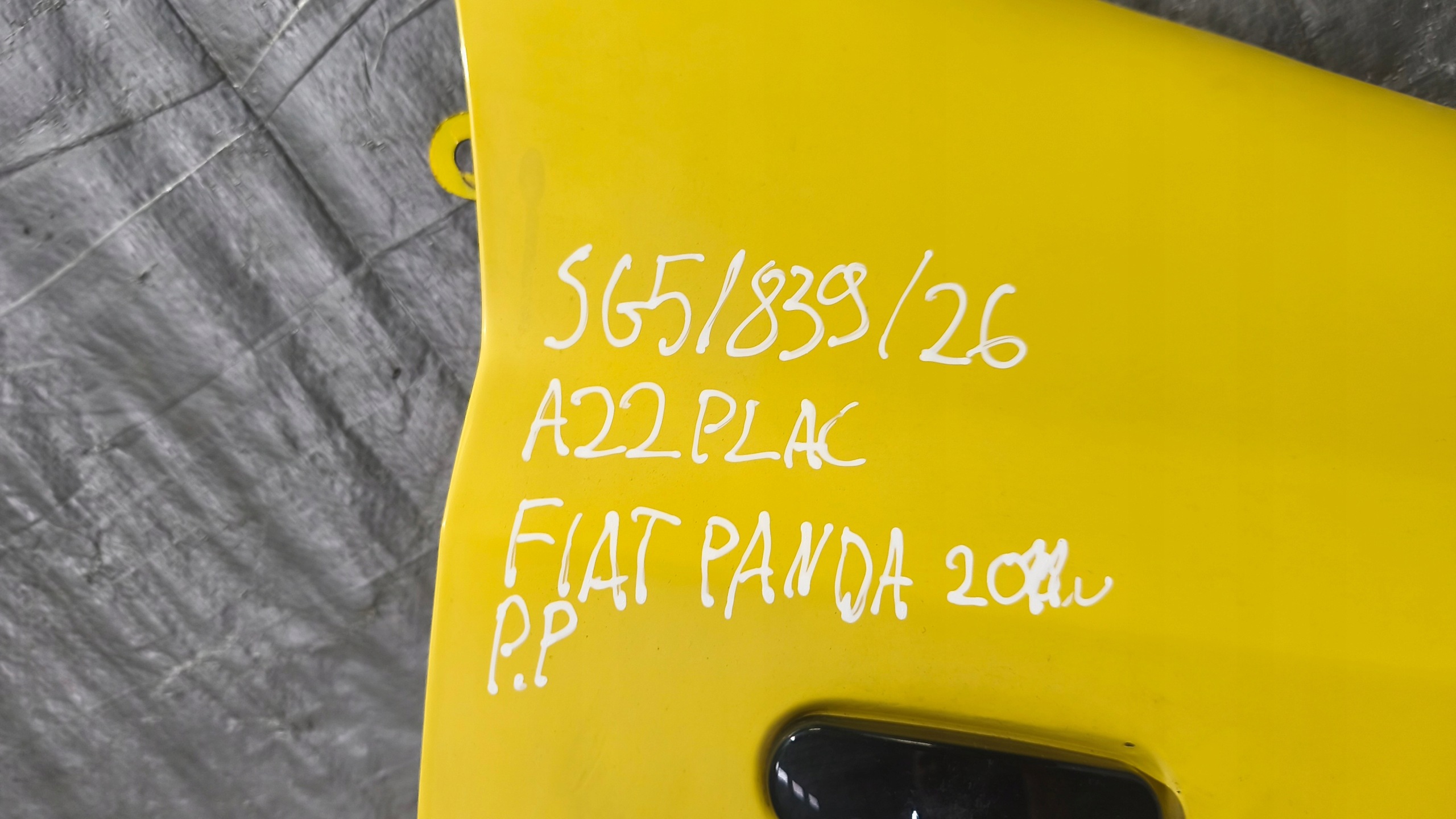 fender right front FIAT PANDA II 2011r