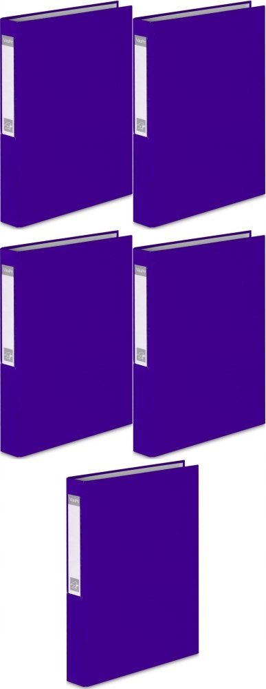 Segregator A4 40mm fioletowy 2-ringowy do 150 kartek biurowy VauPe FCK x 5