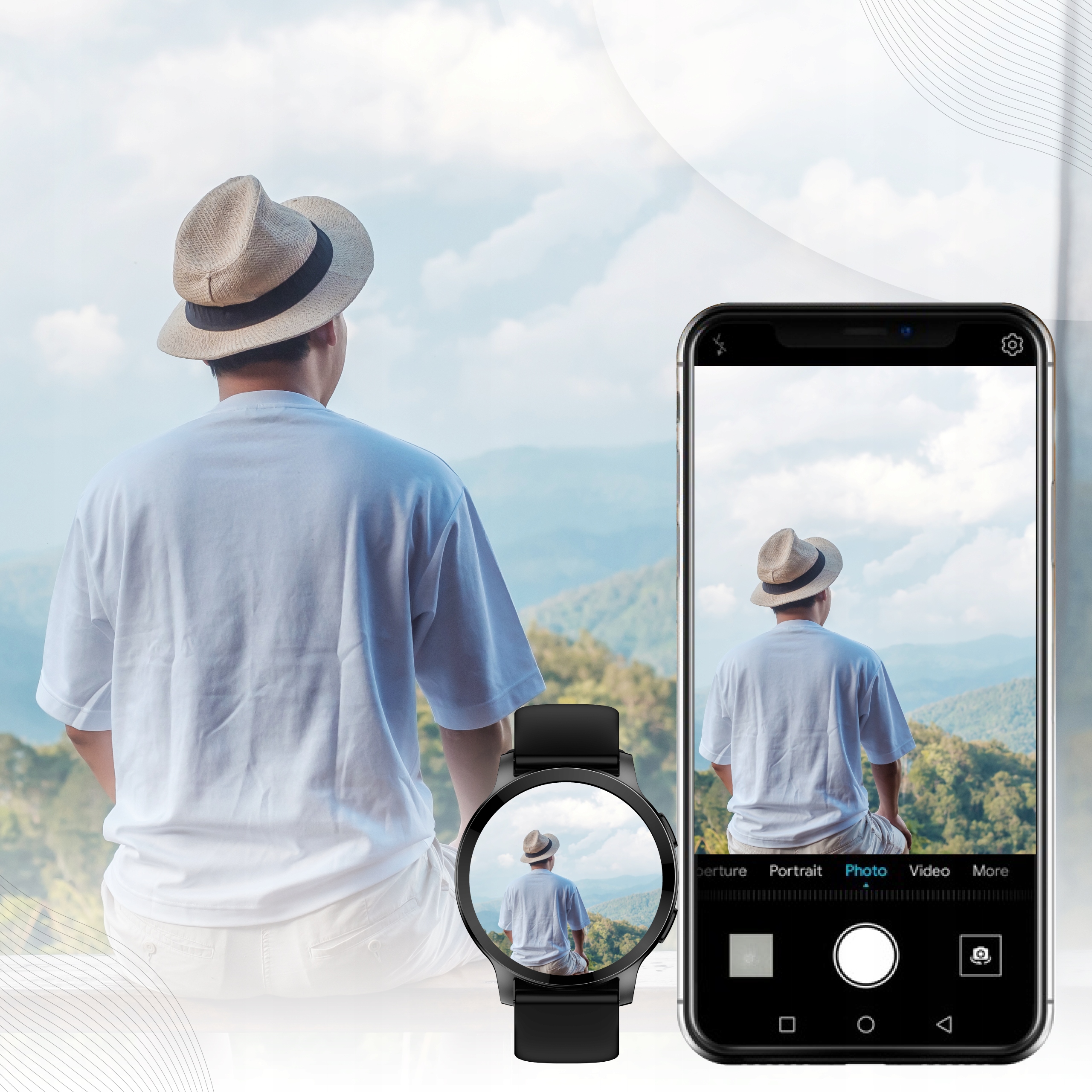 SMARTWATCH MĘSKI ZEGAREK SPORTOWY POMIAR PULS CIŚNIENIE ROZMOWY MENU PL Rodzaj smartwatch