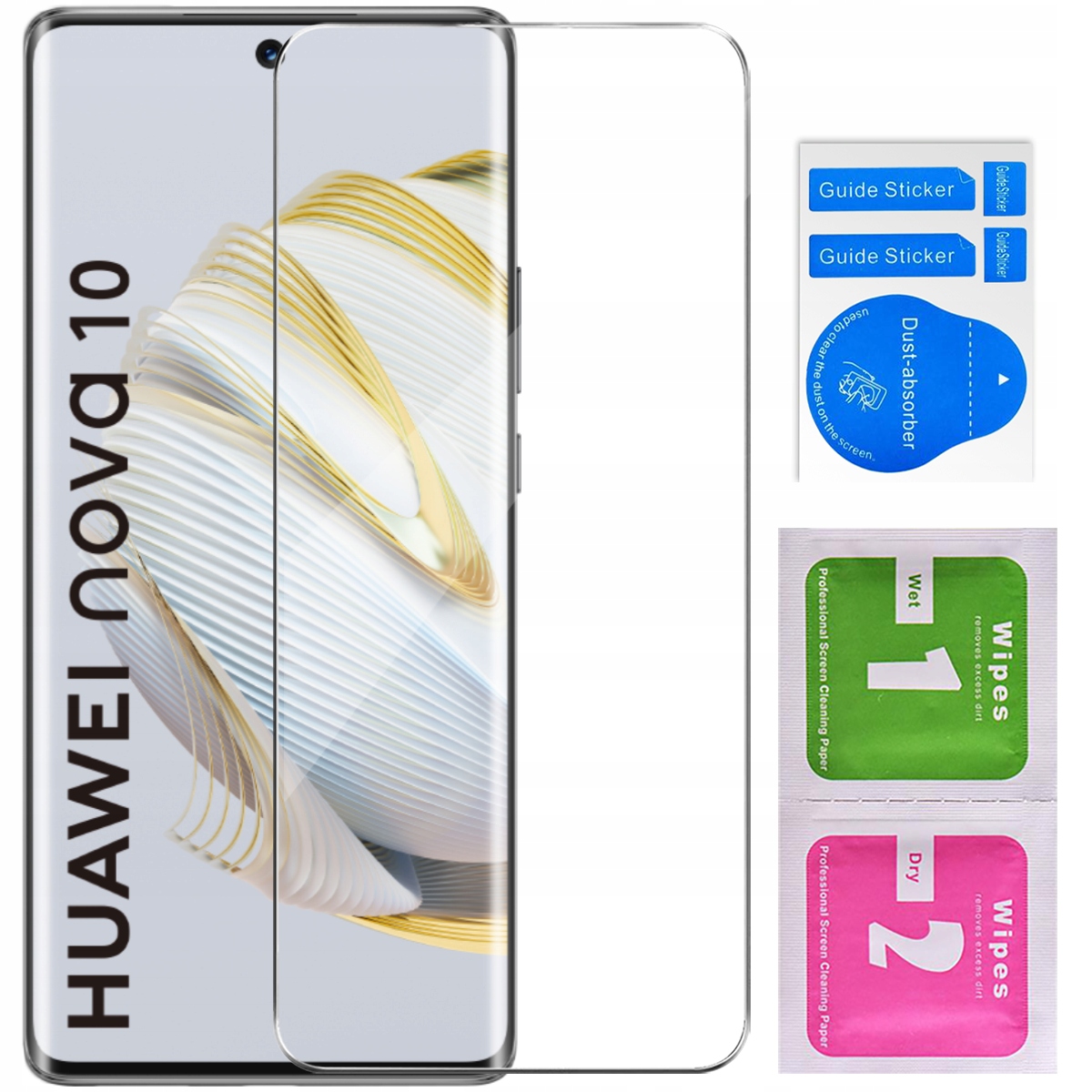 

Szkło Hartowane 9H Szybka do Huawei Nova 10