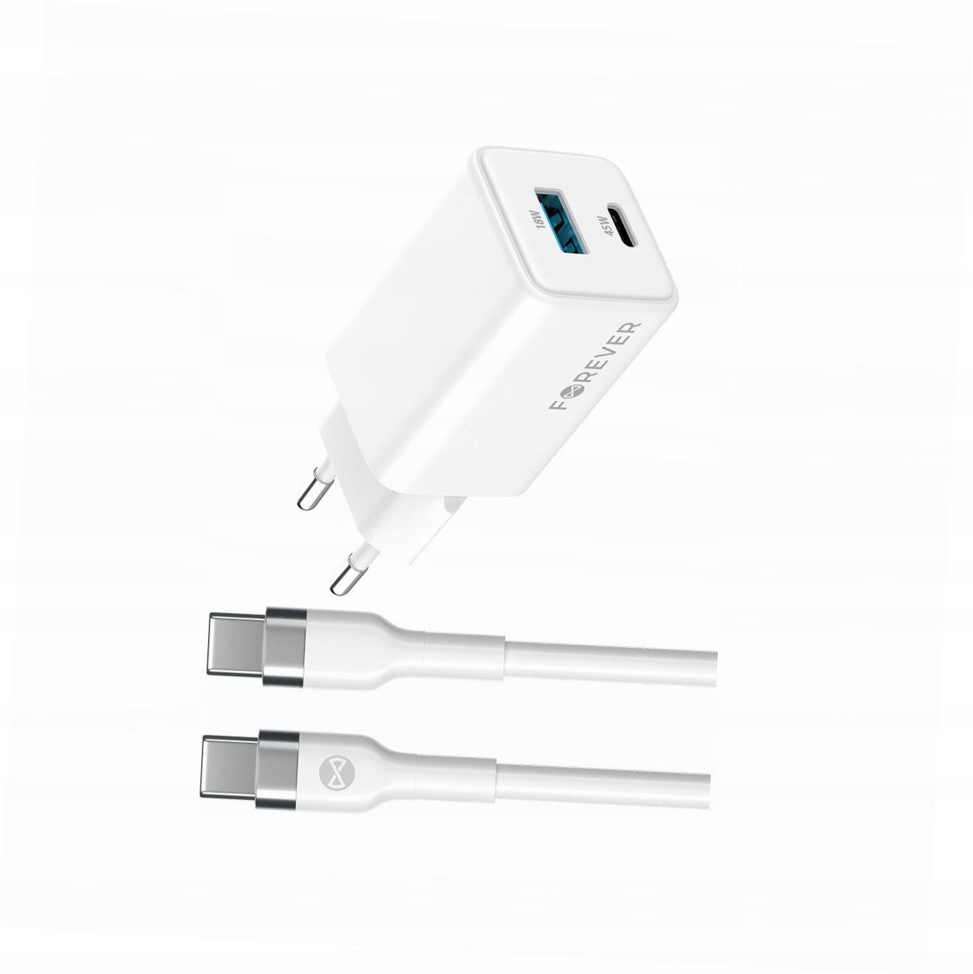 Szybka ładowarka GaN 45W Usb-c z kablem do Samsung Galaxy A20s