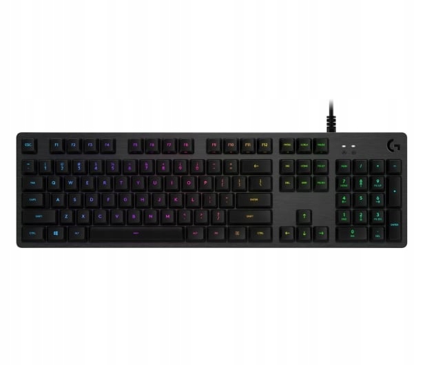 Klawiatura mechaniczna Logitech G512 Carbon GX Blue USB RGB