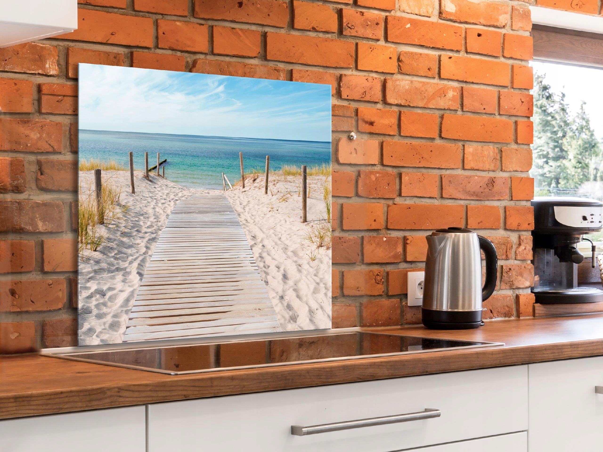 Skleněný Kuchyňský Panel 80x80 c-A-0169-aq-a