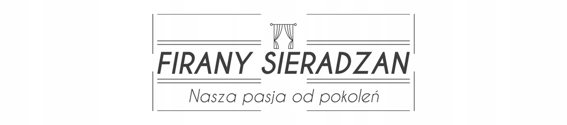 FIRANA GOTOWA ŻAKARDOWA 160 X 500 Z TAŚMĄ HAFT 77 Materiał żakard