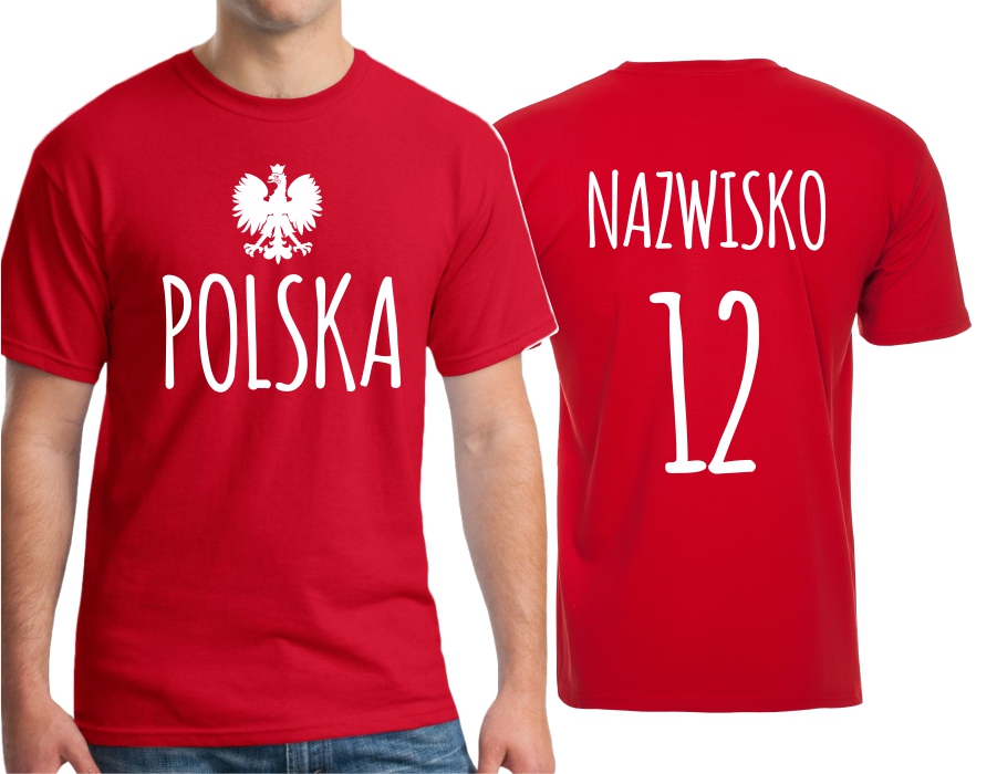 

Koszulka Kibica Reprezentacji Polski Nazwisko Nr