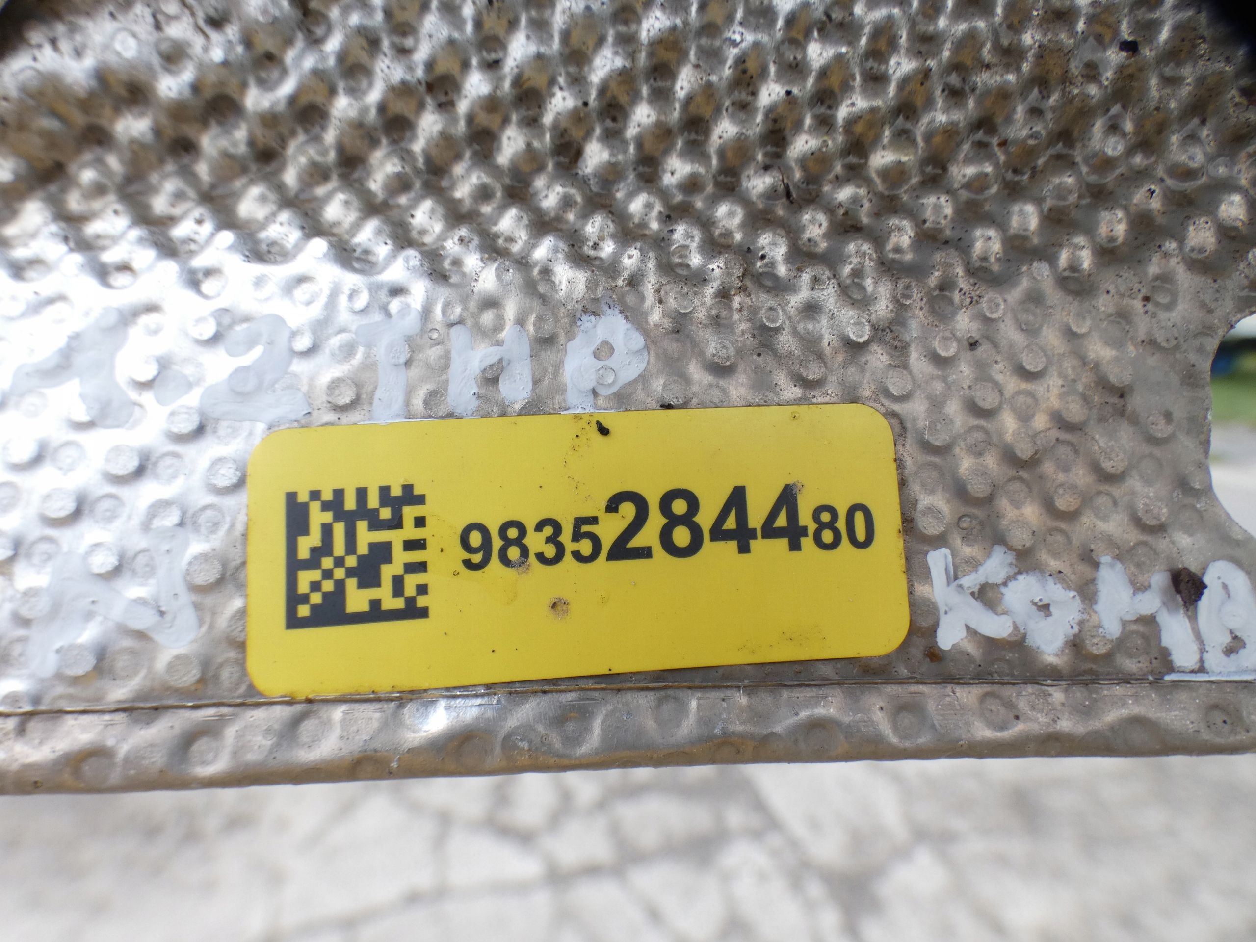 Blende Abdeckung TERMICZNA PEUGEOT 308 T10 9835284480