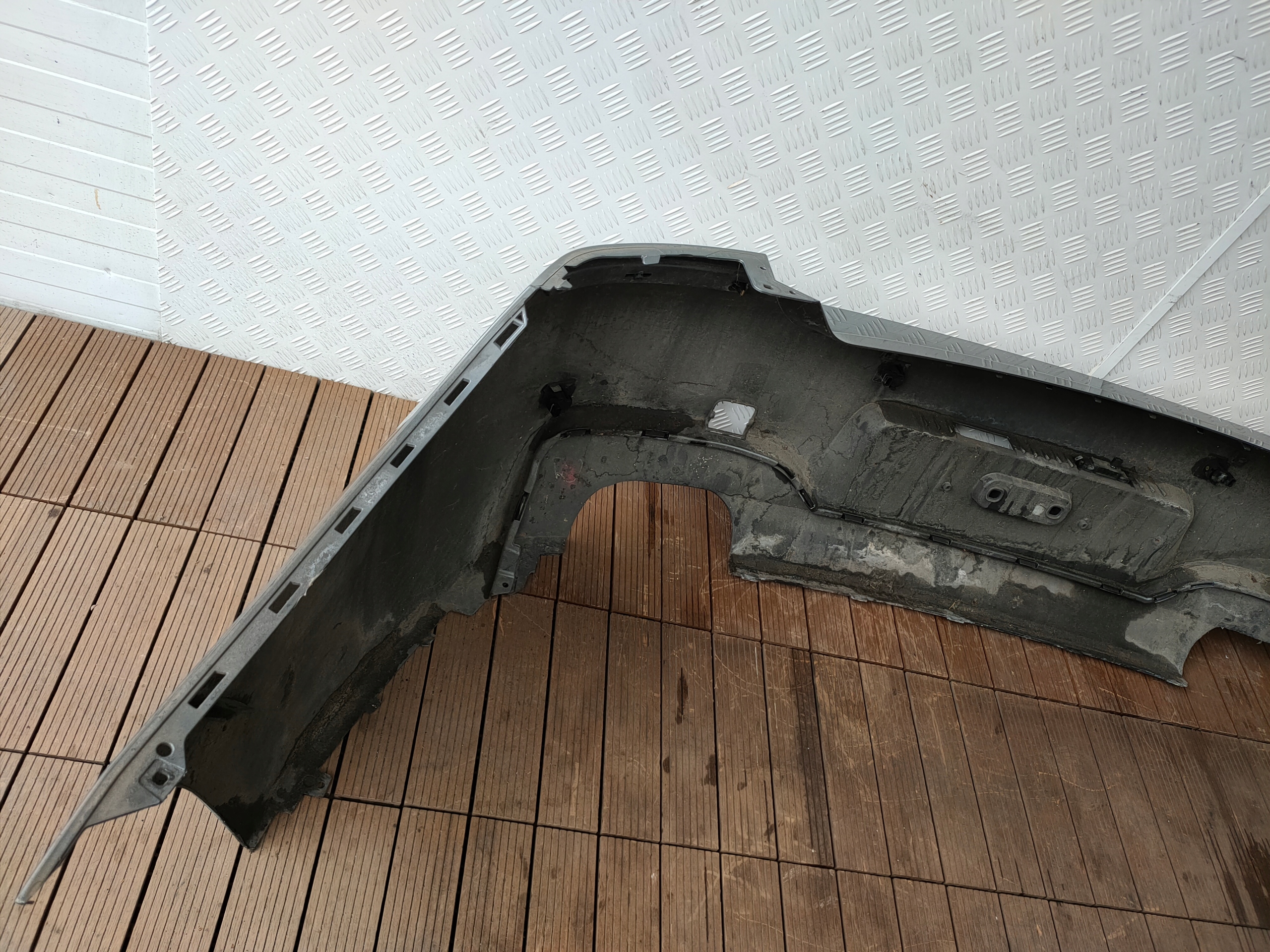 BMW 6 F12 F13 11- bumper rear below PDC rear part diffuser m-packet A52 SPACEGRAU