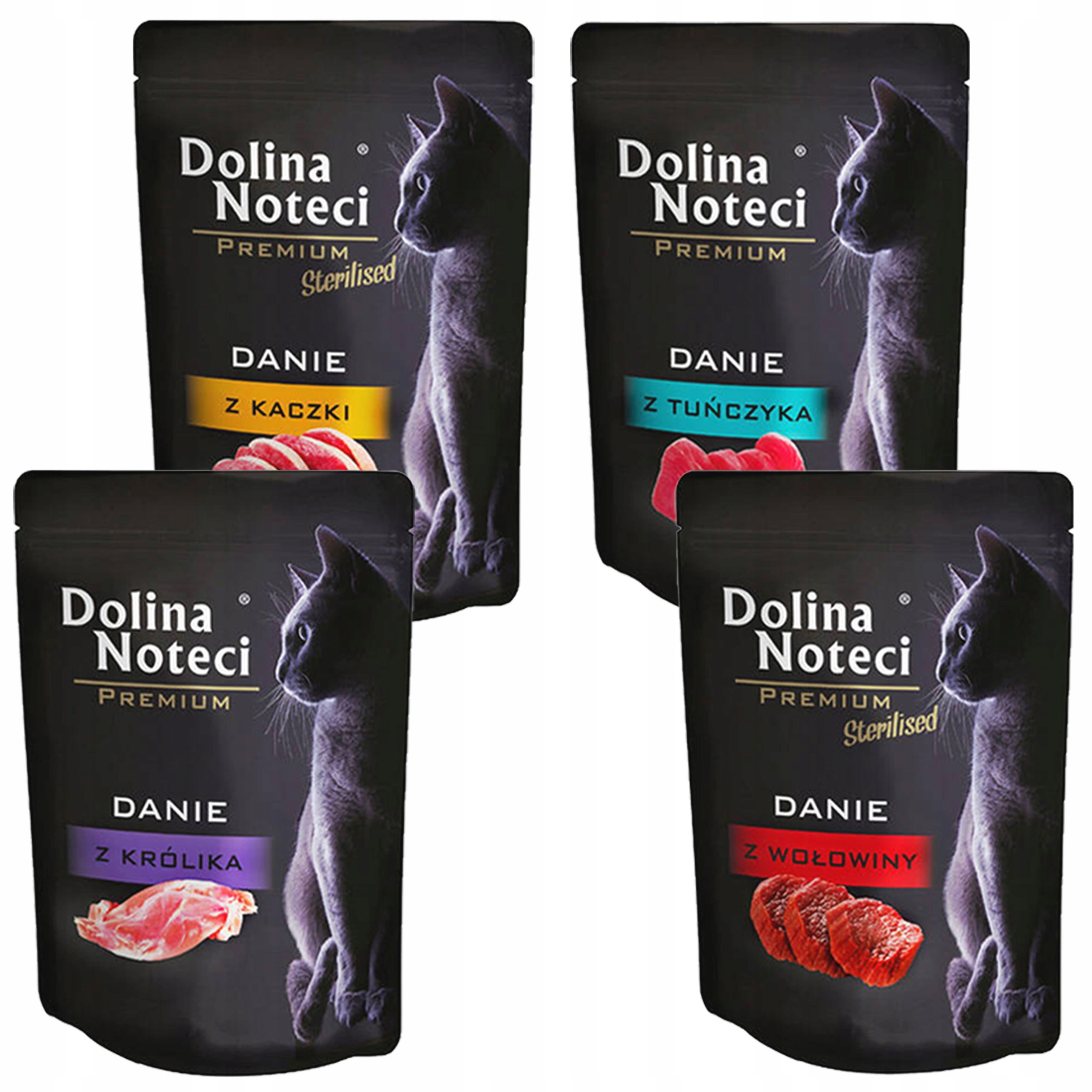 Levně Dolina Noteci Premium krmivo pro kočky pro kočky mix chutí 100 x 85 g, bez obilovin