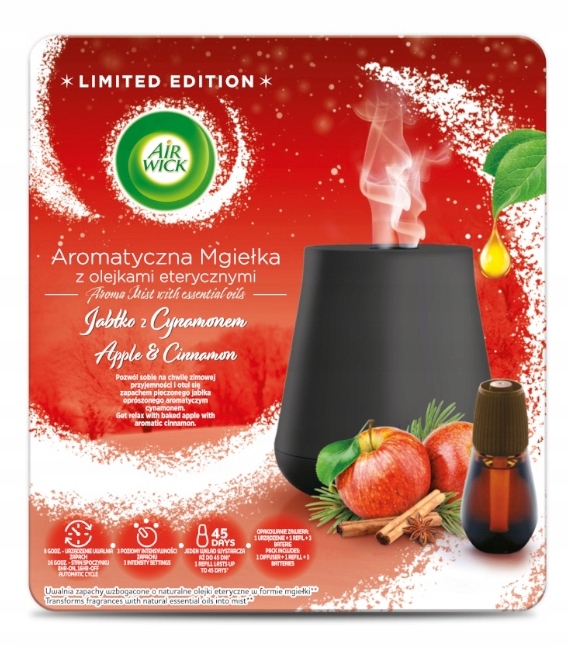 

Air Wick Essential Mist Cynamon Jabłko Komplet