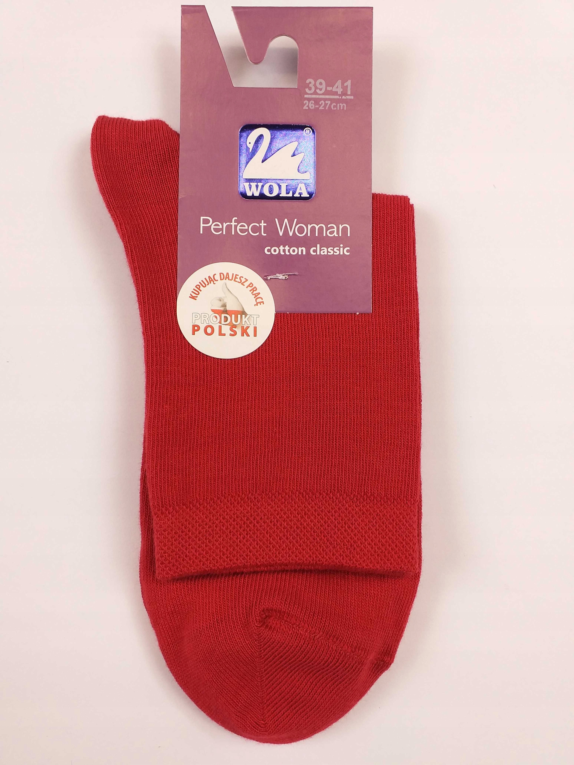 

Wola Perfect Woman Skarpety gładkie red r.:39-41