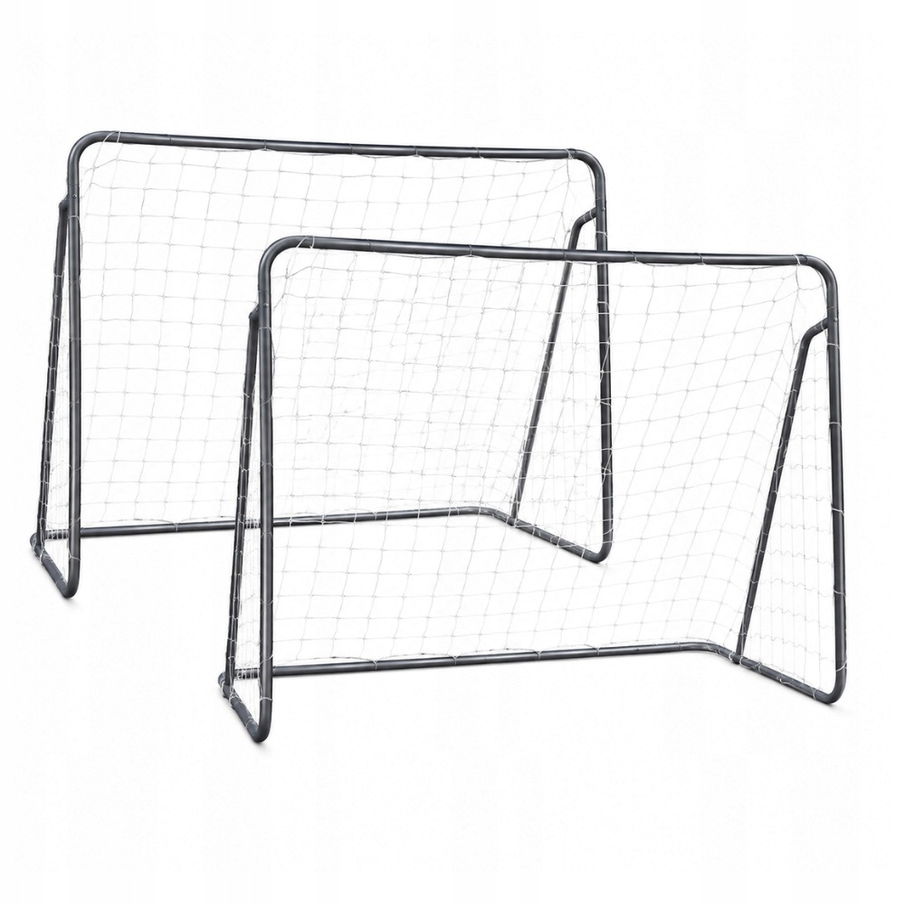 Fotbalové branky Sada 2 ks Tréninkové přenosné se síťkou 240 x 150 cm