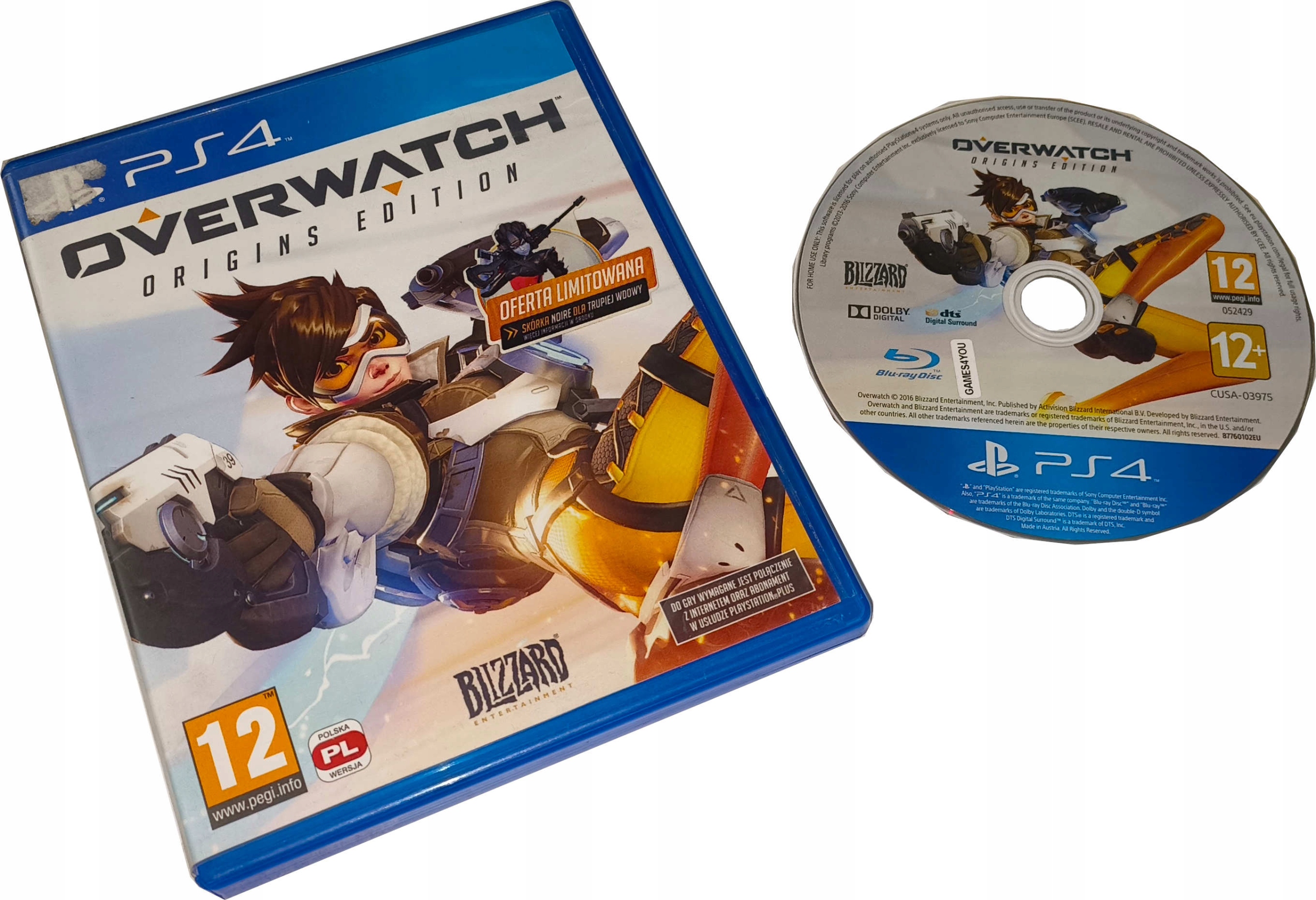 激安商品 PS4, na Gry - Overwatch Playstation Sklep - Allegro na 4 家庭用ゲーム機本体