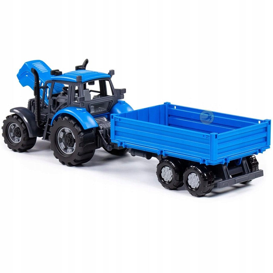 TRAKTOR CIĄGNIK Z PRZYCZEPĄ BURTOWĄ ROLNICZĄ PROGR Płeć chłopcy