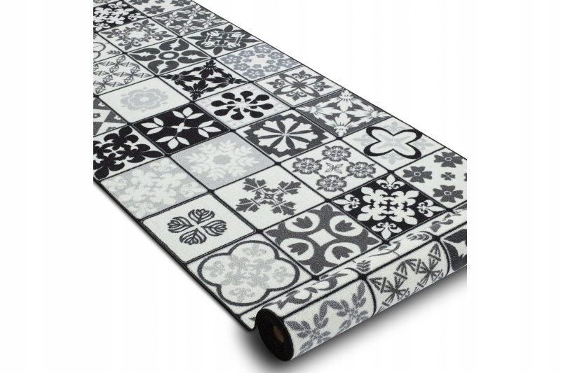 Chodnik antypoślizgowy podgumowany nowoczesny czarny / złoty szer. 67 cm EAN (GTIN) 5905902765628