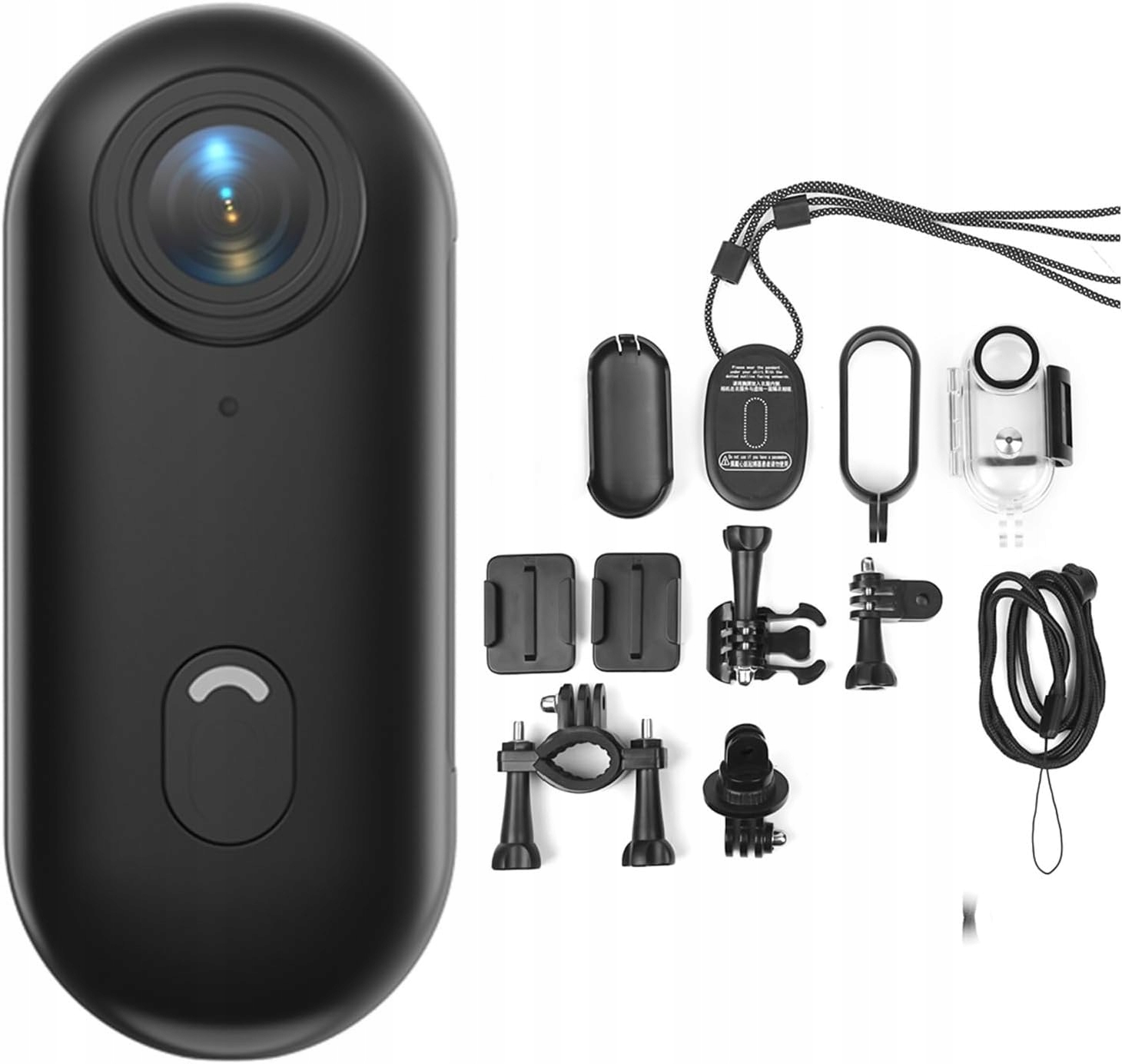 Sportovní kamera WiFi 1080p, širokoúhlý objektiv 120° s magnetickým páskem