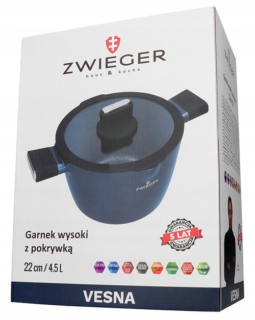 

Zwieger Vesna garnek z pokrywką 22cm 4,5L