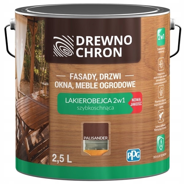 Drewnochron Lakobejca 2v1 2.5 l Palisander