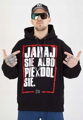 Mikina Demonologia S Kapucí Jaraj se černá