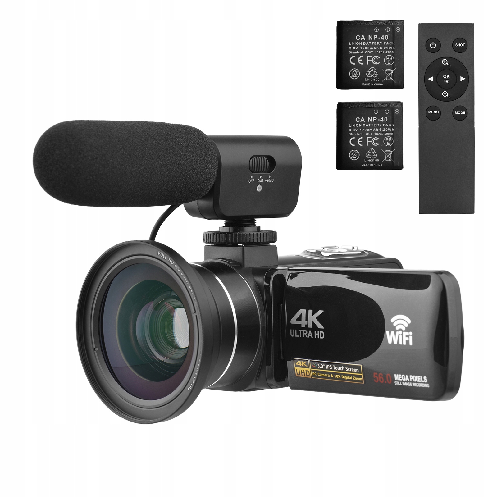 4K Ultra Hd Kamera s Infračerveným Nočním Viděním