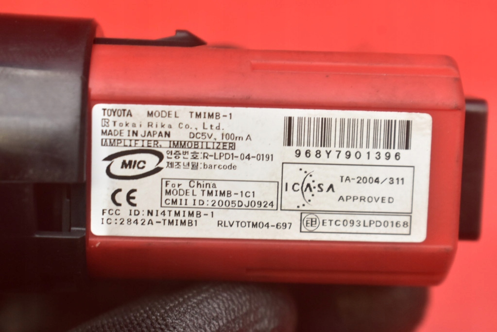 ignition button START/STOP 2842A-TMIMB1 TOYOTA AURIS 1 and 2.0 D-4D 126 KM