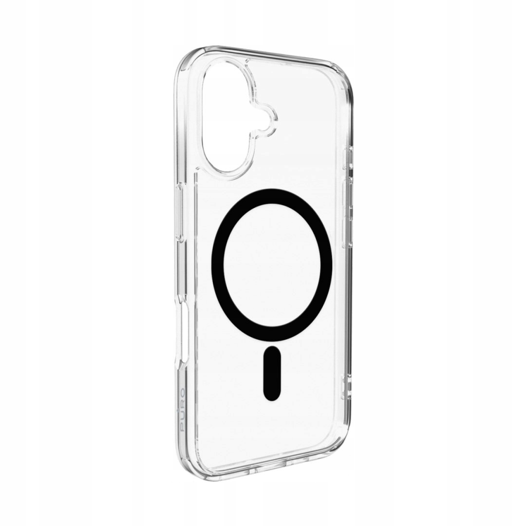 Etui pokrowiec case na iPhone 17 Lite Mag MagSafe przezroczyste czarny pi