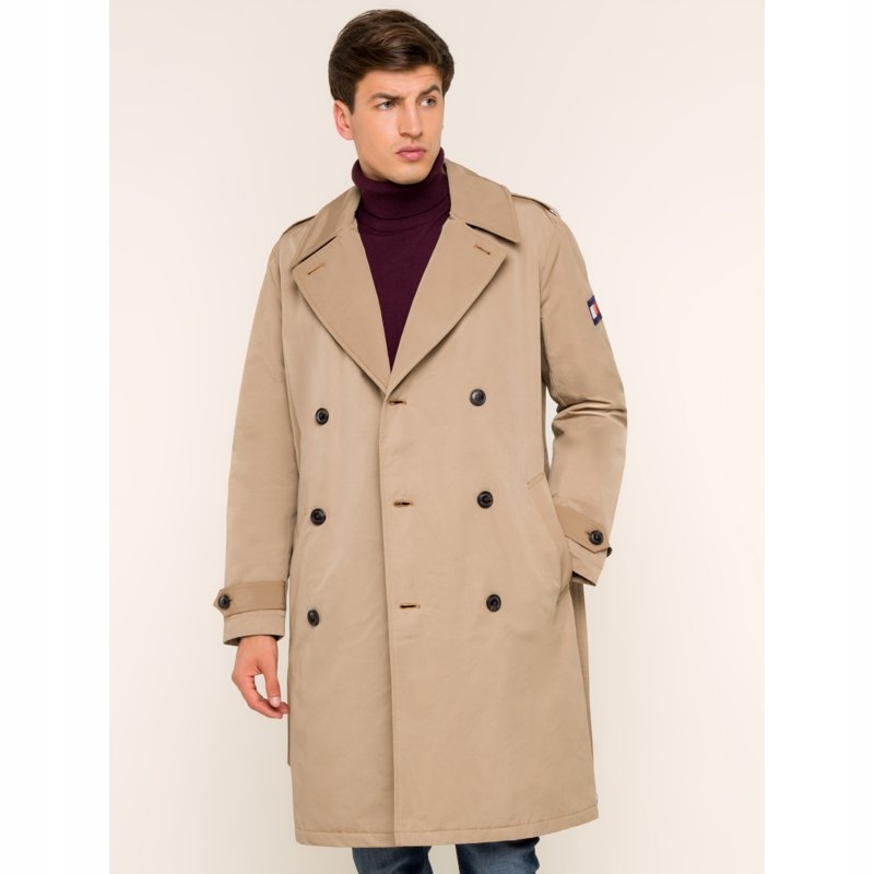 TOMMY HILFIGER PŁASZCZ HOODED KAPTUR THERMORE L Model MW0MW010736 053