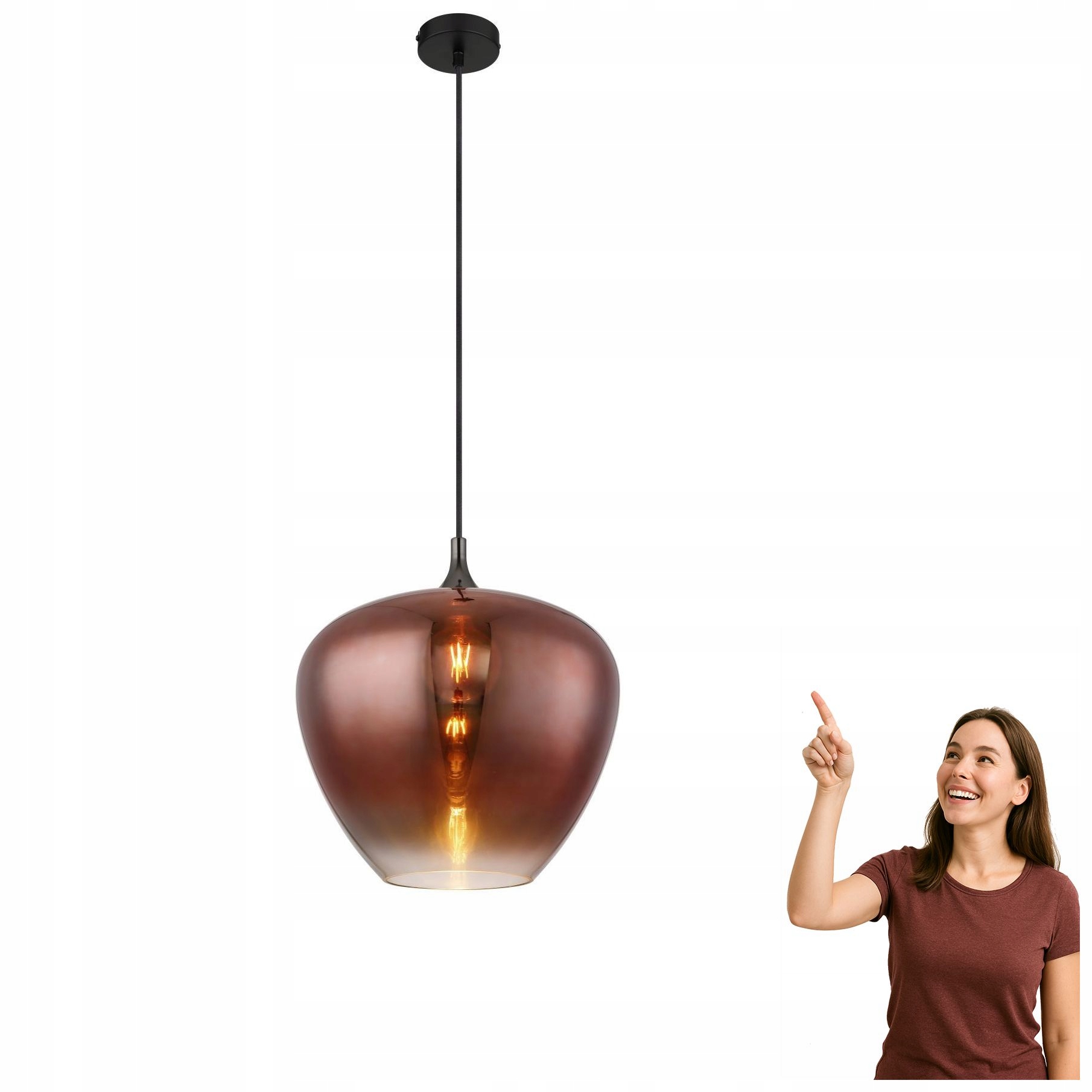 Závesná lampa Maxy 15548H2G Globo