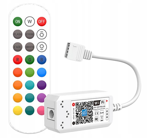 ZESTAW LED WiFi Taśma Wodoodporna RGB 10m 24V PRO Długość 10 m
