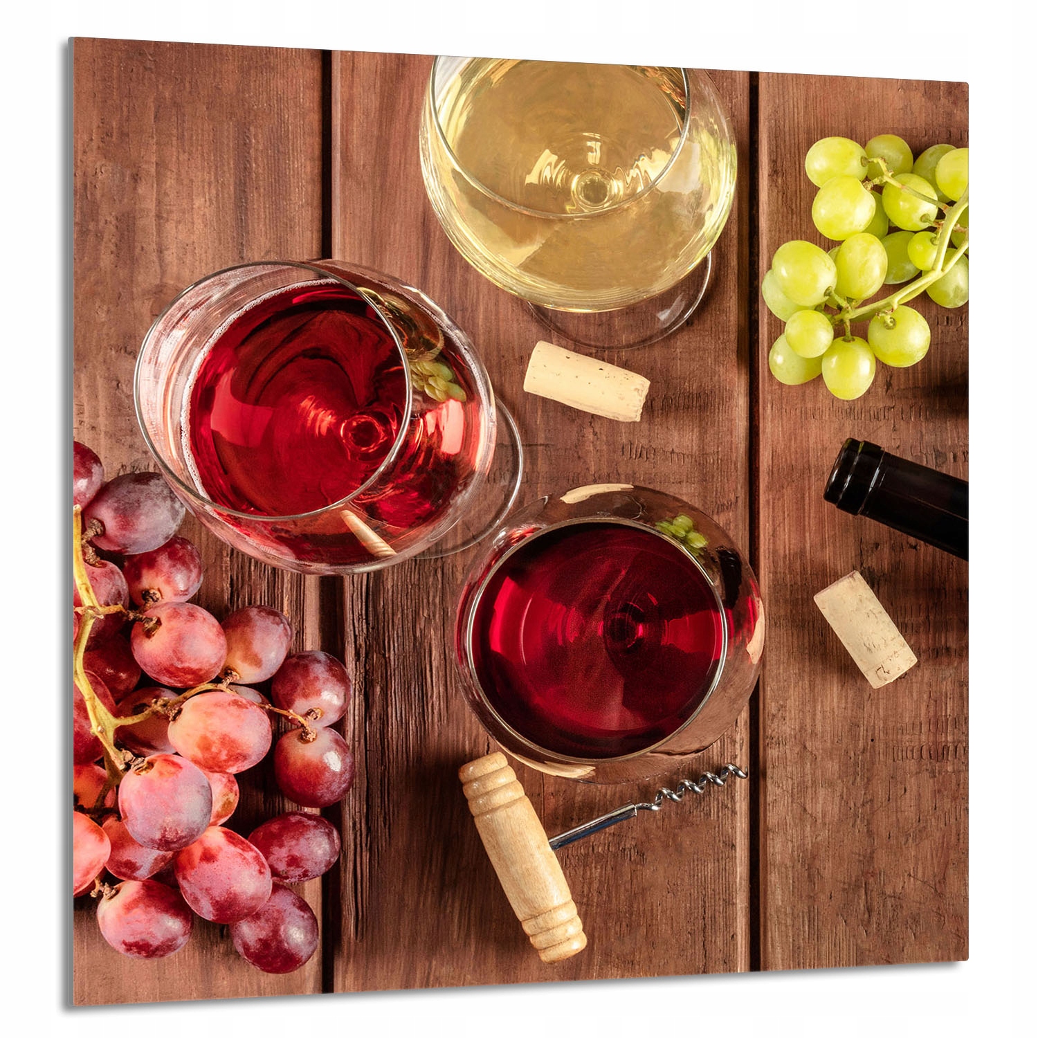 Skleněný Panel Do Kuchyně 60x65 Víno Tvrzené Sklo