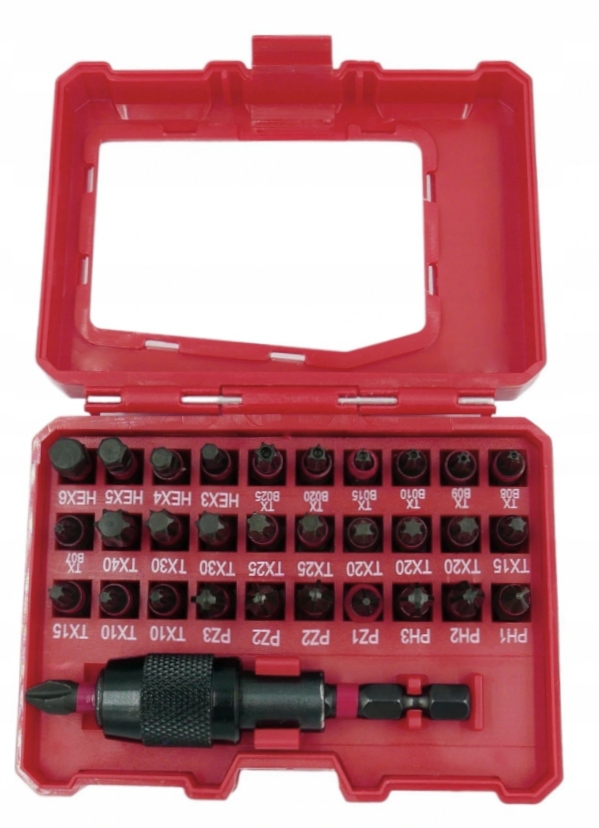 

Zestaw bitów udarowych Torx Imbus Ph Pz 32szt.
