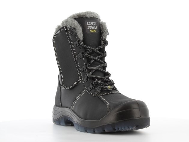 Skórzane buty ochronne Safety Jogger Nordic S3 Src CI czarne rozmiar 47