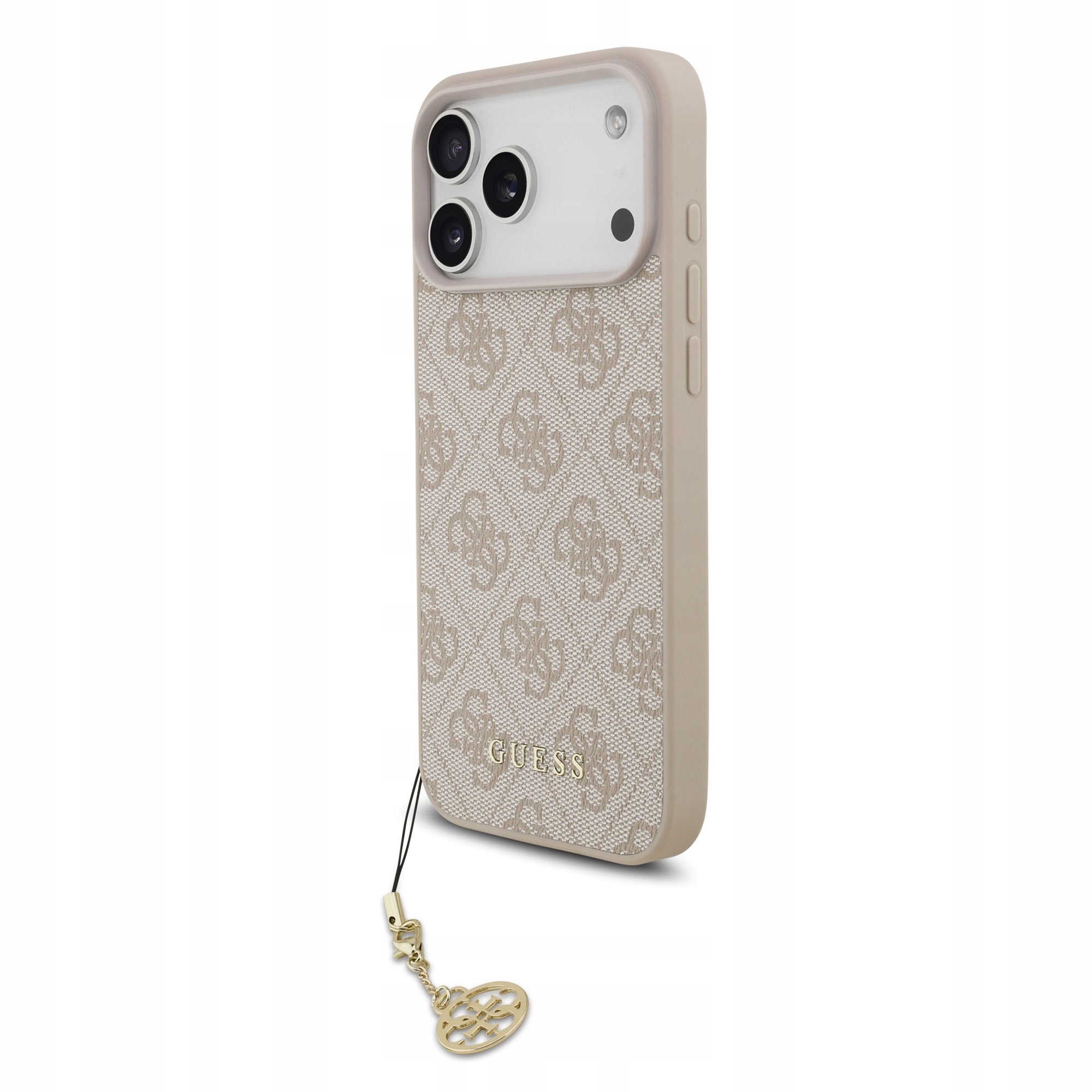 Pouzdro Guess 4G Charm Case pro iPhone 17 Pro Tone on Tone Růžové